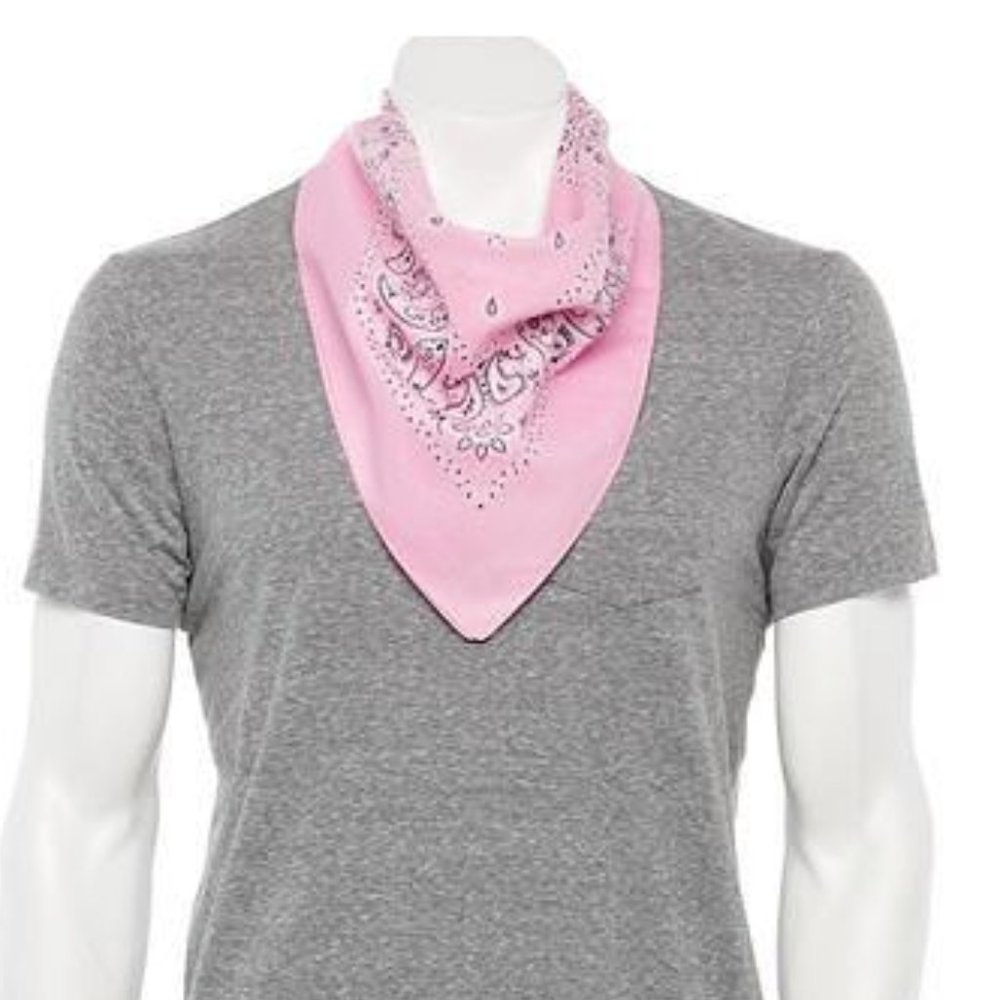 Classic Paisley Cotton Printed Square Bandana